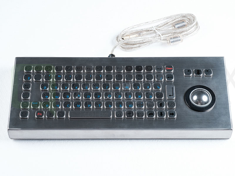 Настольная антивандальная клавиатура с Trackball от производителя